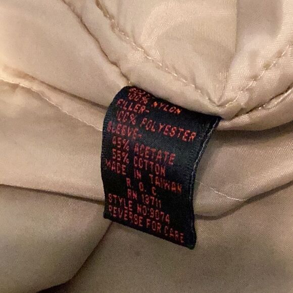 Classic Vintage Trench Coat Removable zipper Lining Pockets Funnel Neck Size 8 - Picture 12 of 16